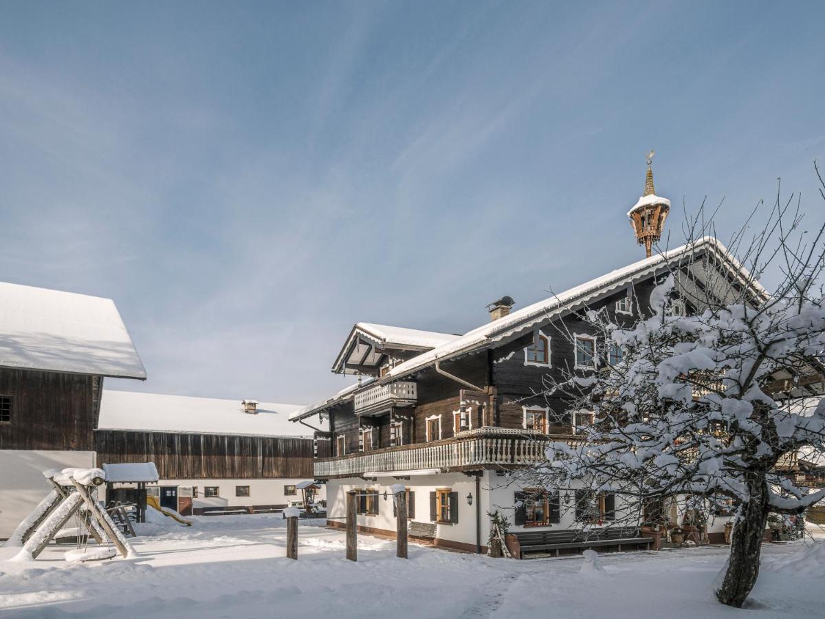 Kinderbauernhof Scharrerhof Hollersbach im Pinzgau Bagian luar foto
